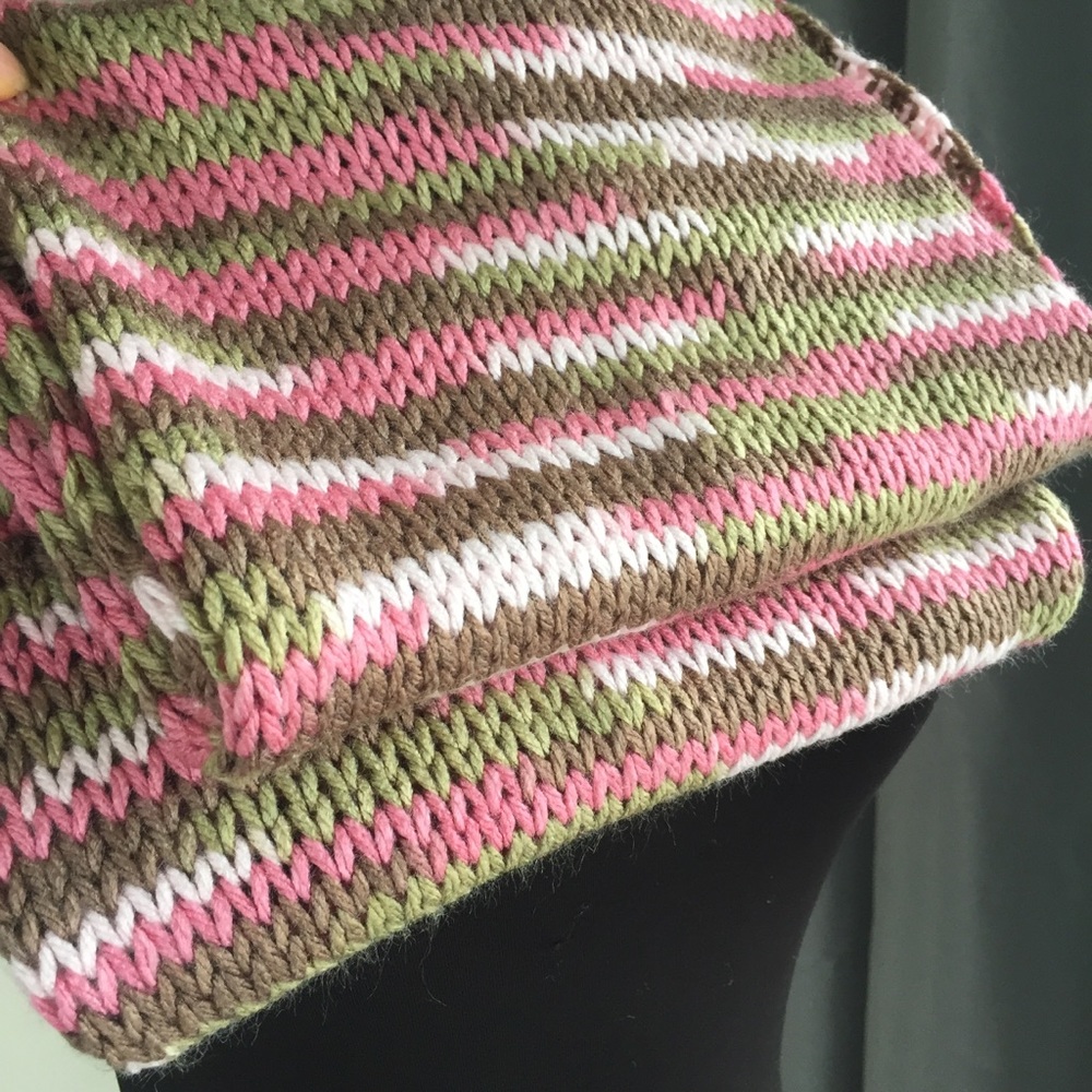 Pink Camo Infinity Scarf Long Knitted Loop #001 - Picture 5 of 5